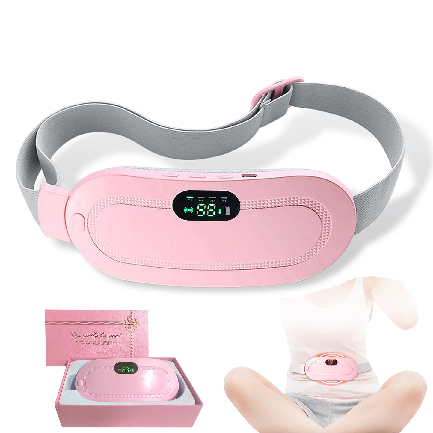 Ceinture Chauffante Anti-Crampes Menstruelles — DigitStore™